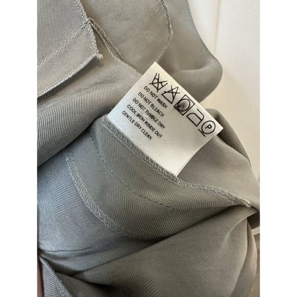 Sachin + Babi For Ankasa Grey Cocktail Dress Sz 6 Avant Garde Knee Length Midi - Picture 3 of 6